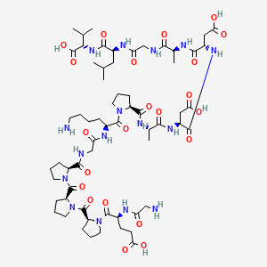 2D skeletal structure of BPC-157